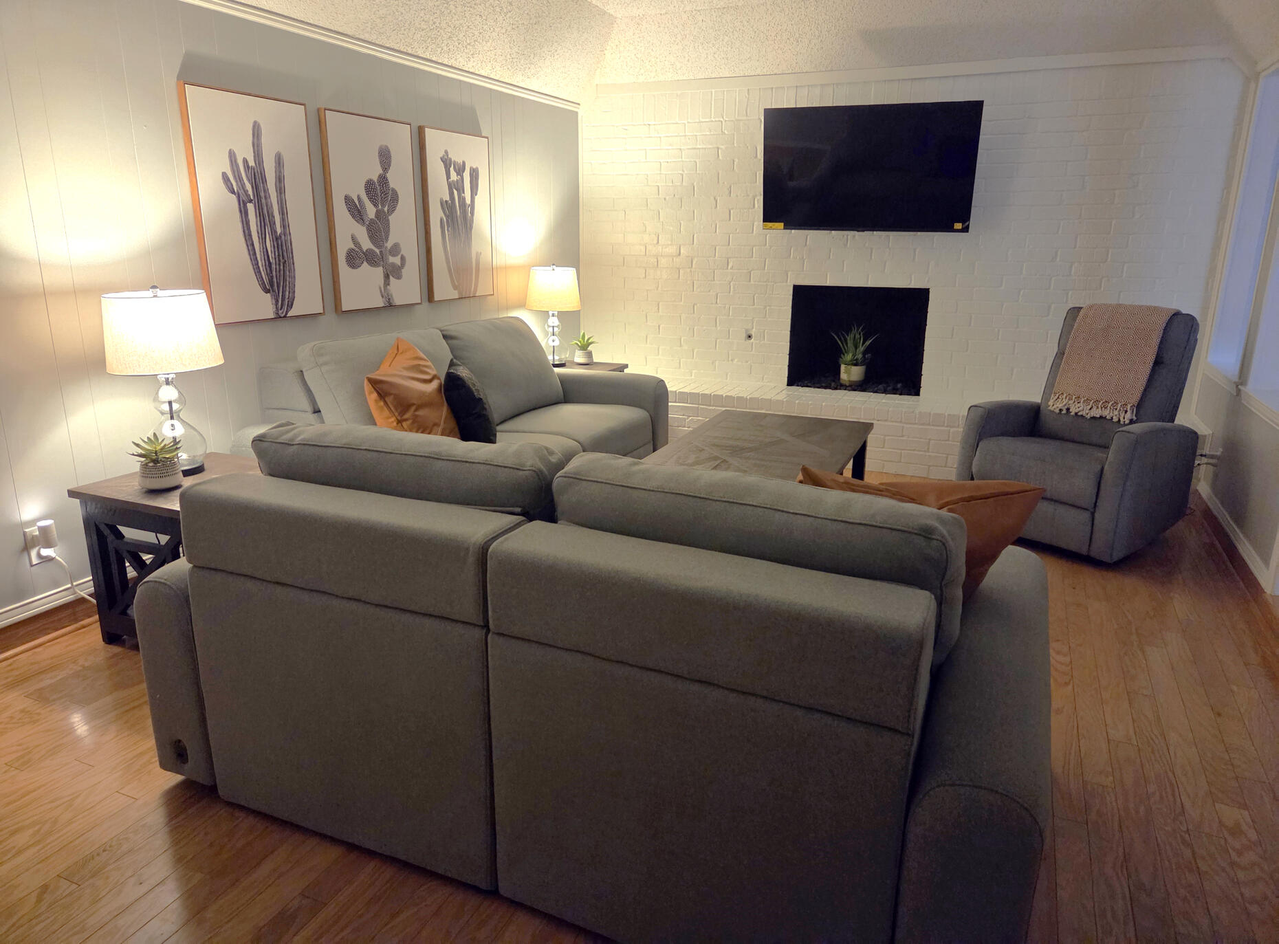 Cowboy Casa DFW Living Room